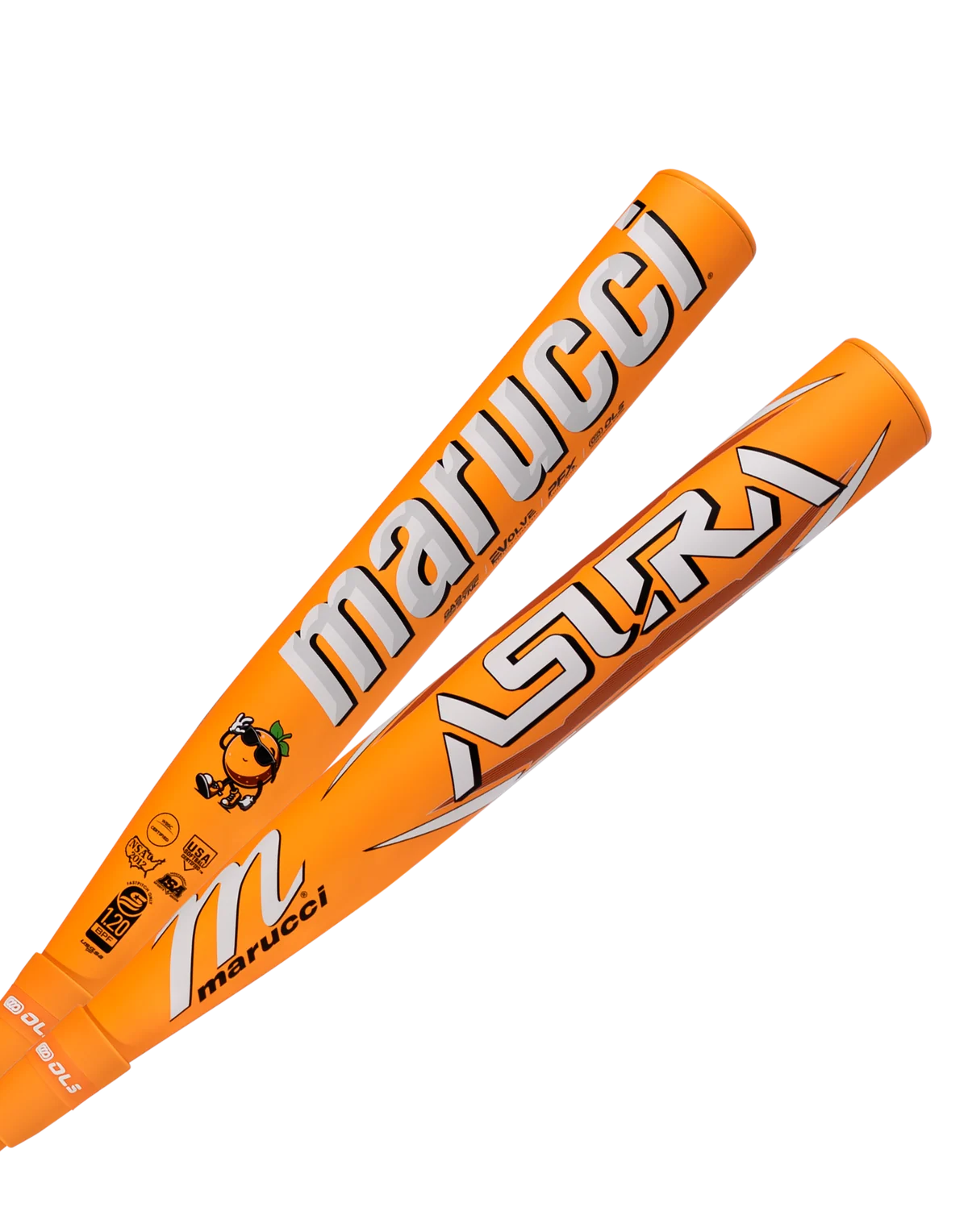 2026 Marucci Asura Glow Citrus Spark Orange Fastpitch Softball Bat: -11, -10